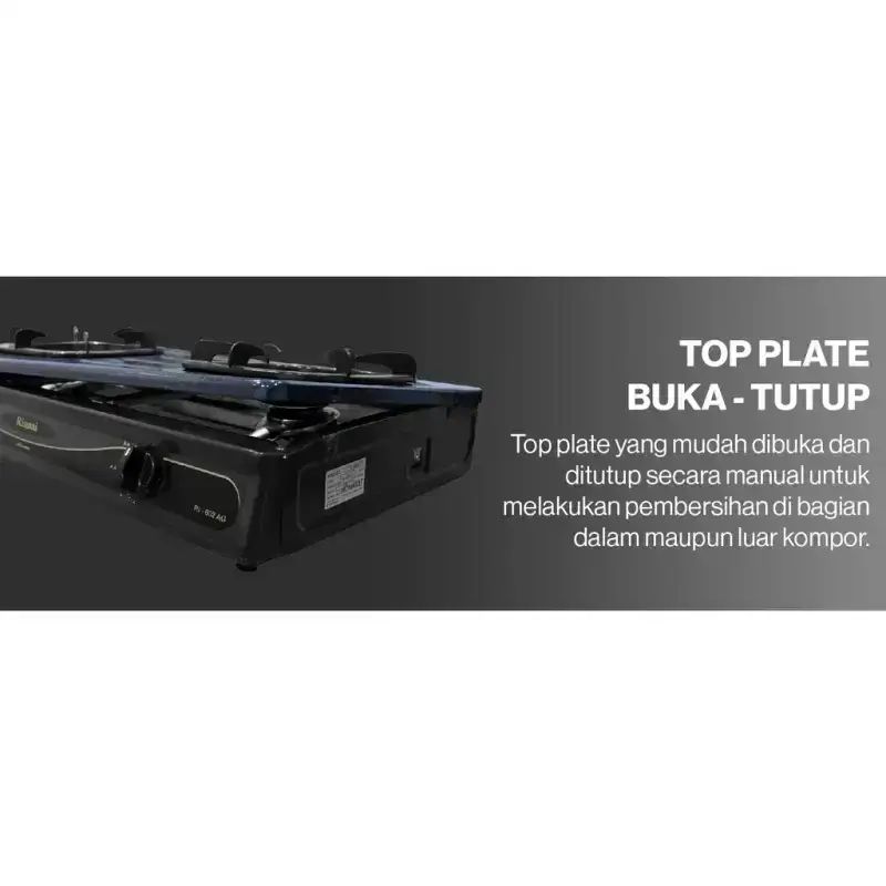Promo Rinnai Kompor Gas 2 Tungku Ri-602 Ag Kompor Gas Anti Gores Api ...