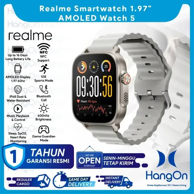 Jual Realme Watch Layar Amoled Smartwatch With Intercom