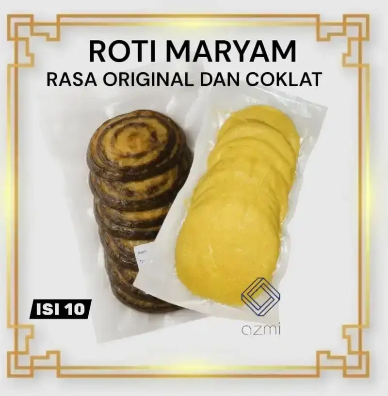Jual (isi 10) Roti Cane Original Isi 10 Pcs / Roti Canai / Roti Maryam ...