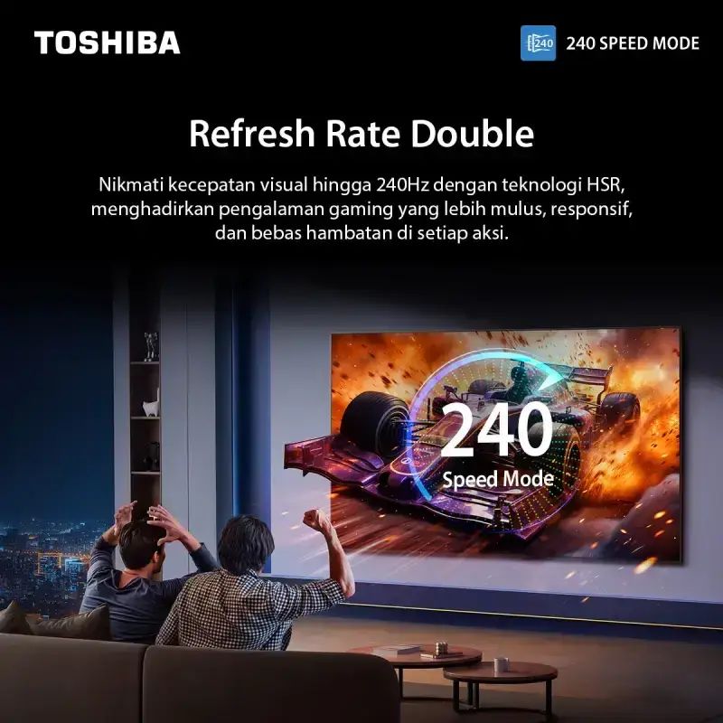 Promo [ai 4k Qled 144hz] Toshiba Tv 98 4k 144hz Ai Smart Tv