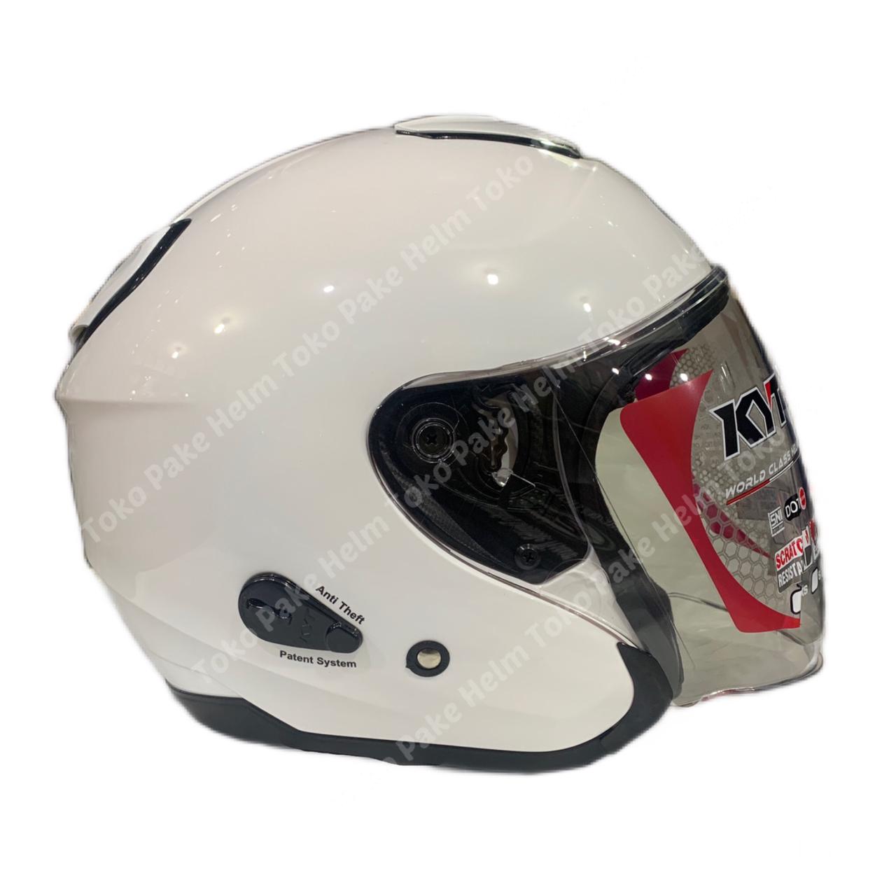 Promo Helm Kyt Kyoto Putih Helm Kyt Half Face Diskon 18 Di Seller Pake
