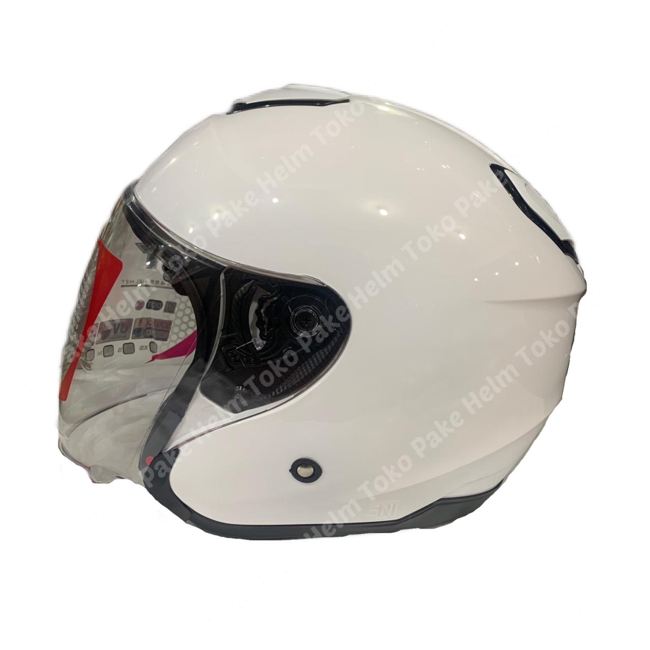 Promo Helm Kyt Kyoto Putih Helm Kyt Half Face Diskon 18 Di Seller Pake