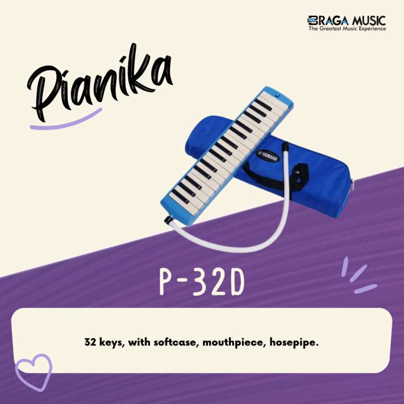 Promo Braga Music Melodion Pianika Yamaha P32D Diskon 18 di