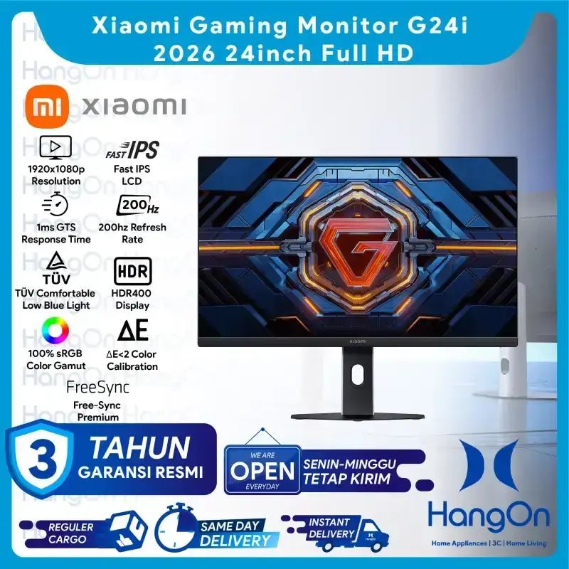 Promo Xiaomi G24i 2026 Monitor Gaming 23.8 Inch | Hdr 400 Display