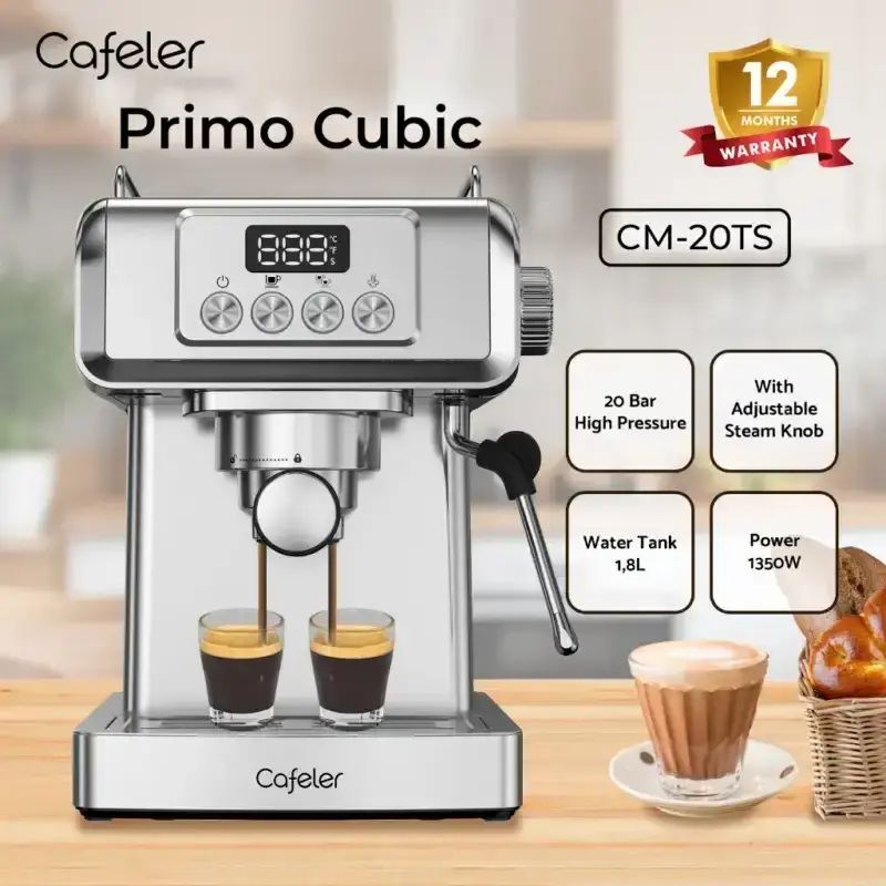 TM Electron TMPCF101 Machine à expresso manuelle avec 15 bars de de