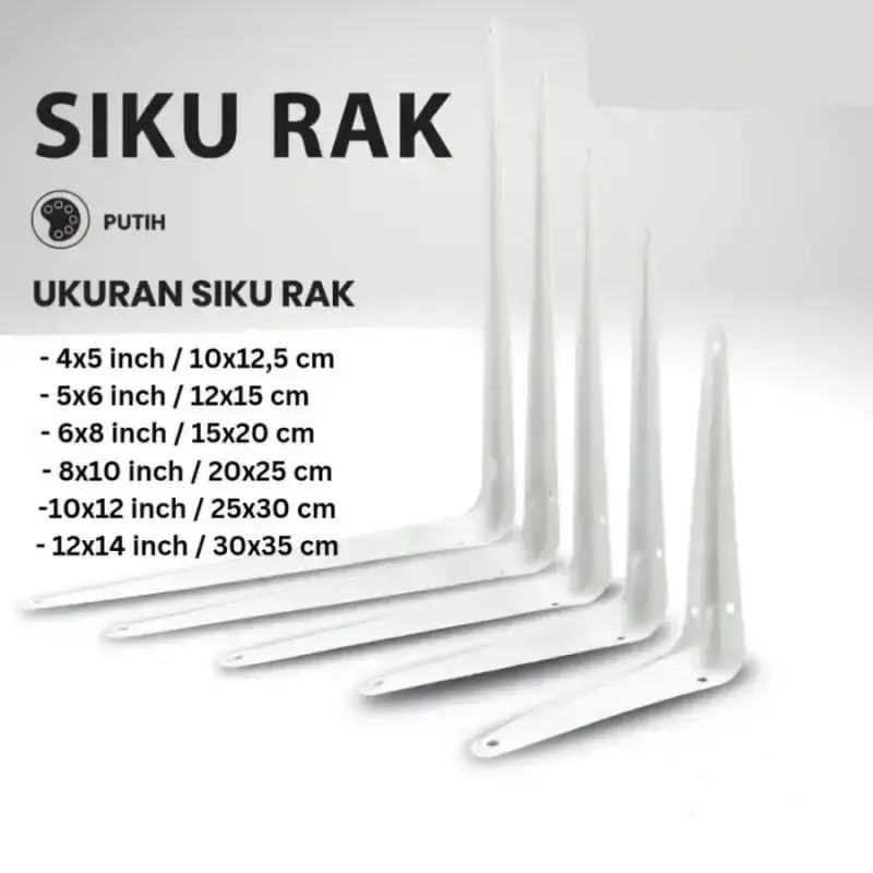 Jual Siku Rak Besi 8x10 Inch ( Harga Sepasang ) Di Seller Toolsmart ...