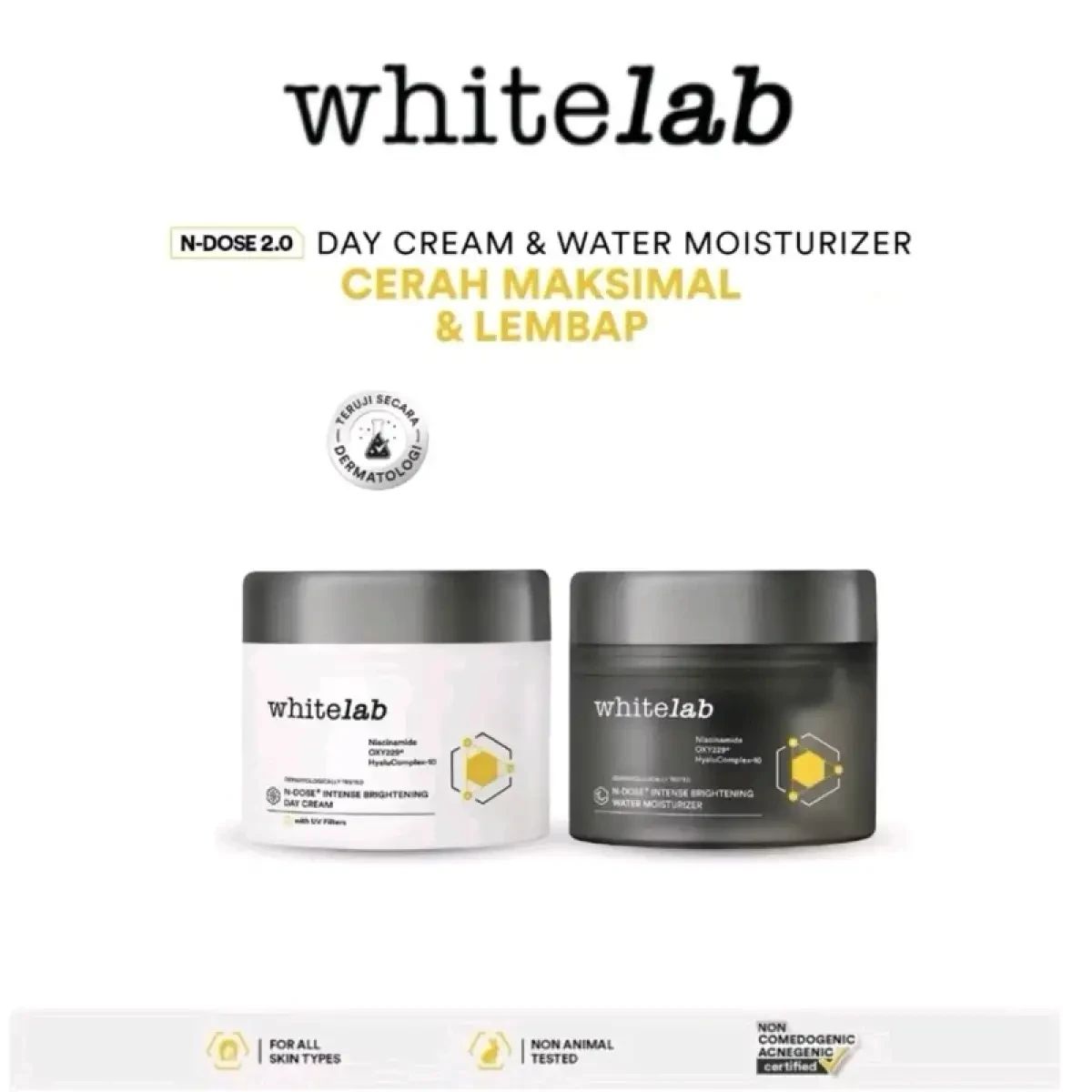 Jual Whitelab N-dose+ 2.0 Intense Brightening Day Cream/ Water 