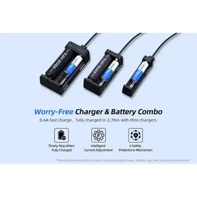 Jual Xtar Baterai Rechargeable 14500 Li-ion 1200mah - Pengisian Cepat ...