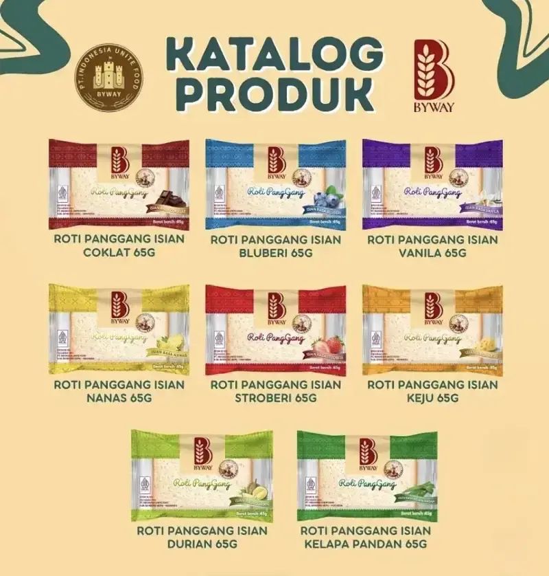Jual Roti Panggang Byway Di Seller Leaa - Distributor Aoka (samping ...