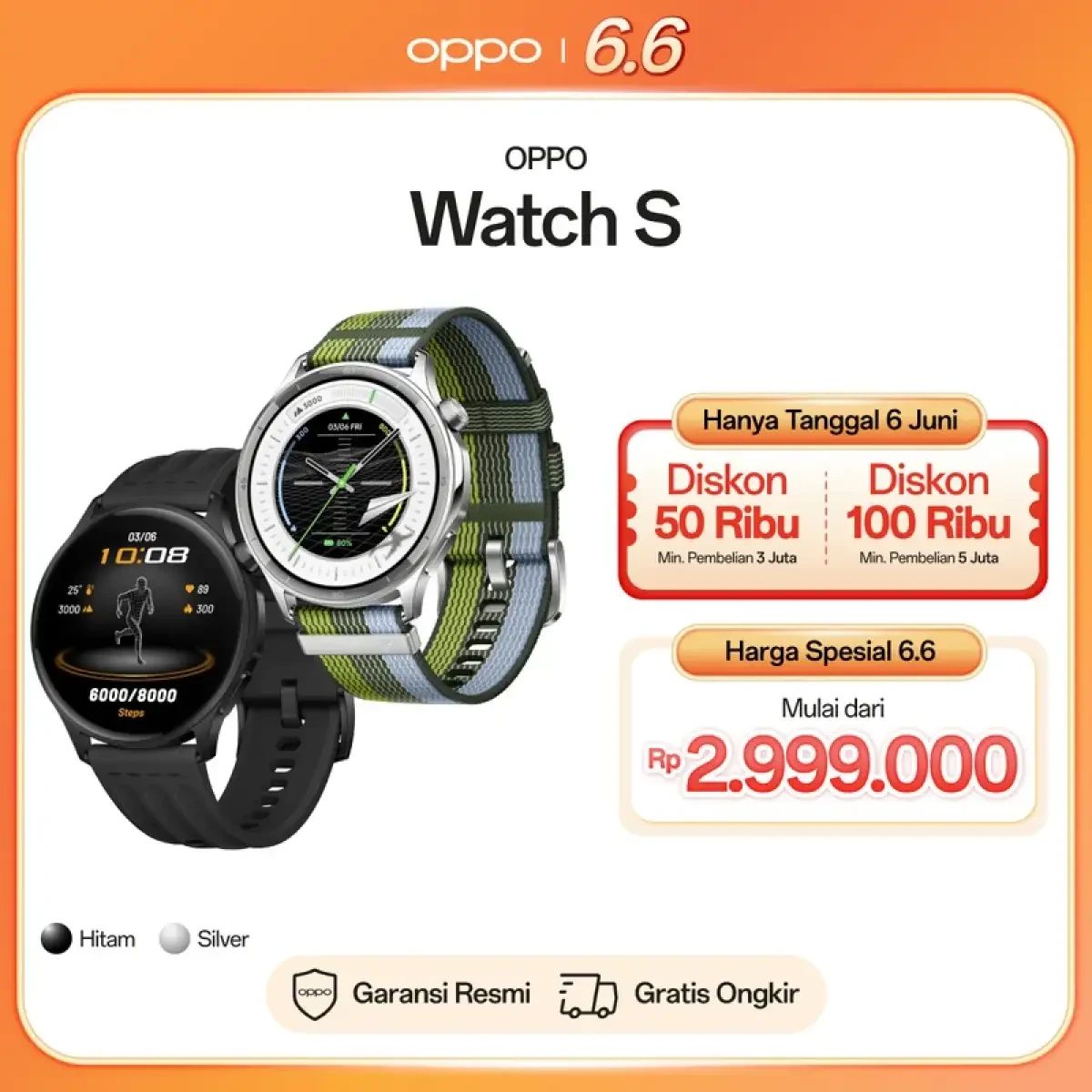 Jam Opoo Band - 🔥 Harga & Spesifikasi Terbaru Juni 2026