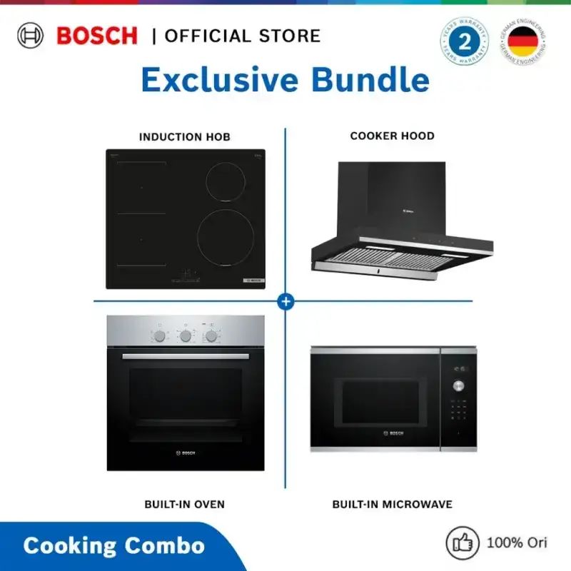 Promo [exclusive Bundle] Bosch Cooking Combo Microwave + Oven ...