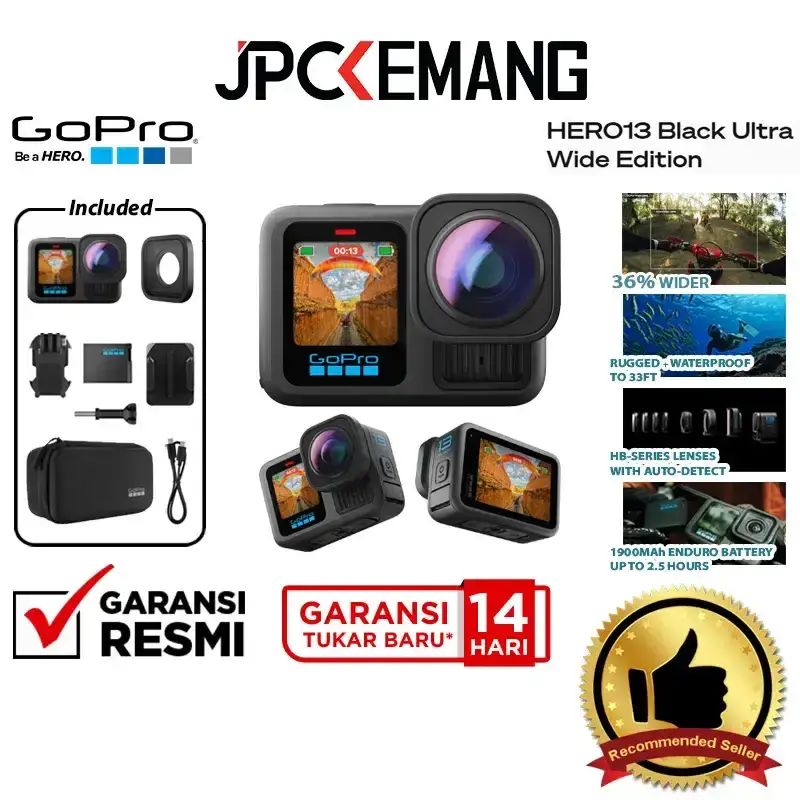 Promo Jpc Kemang Gopro Hero 13 Black Ultra Wide Edition Action Camera ...