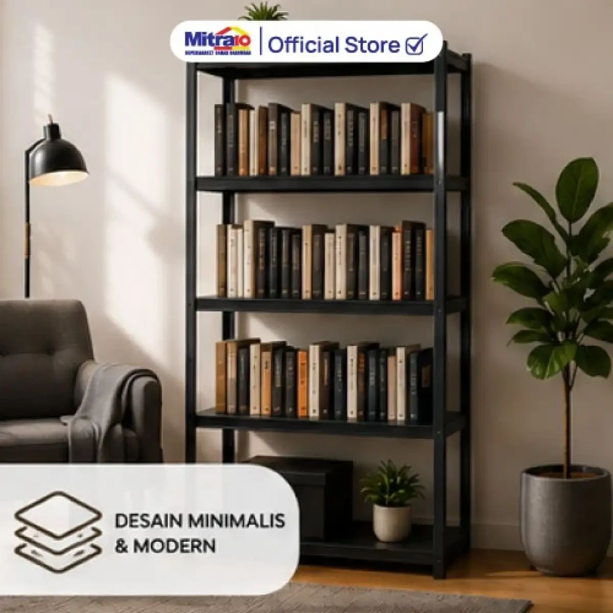 Warna Racking Jual Rak Besi Penyimpanan Rack Shelving Zehn Giga 120×60×183 Cm 5 Susun ...