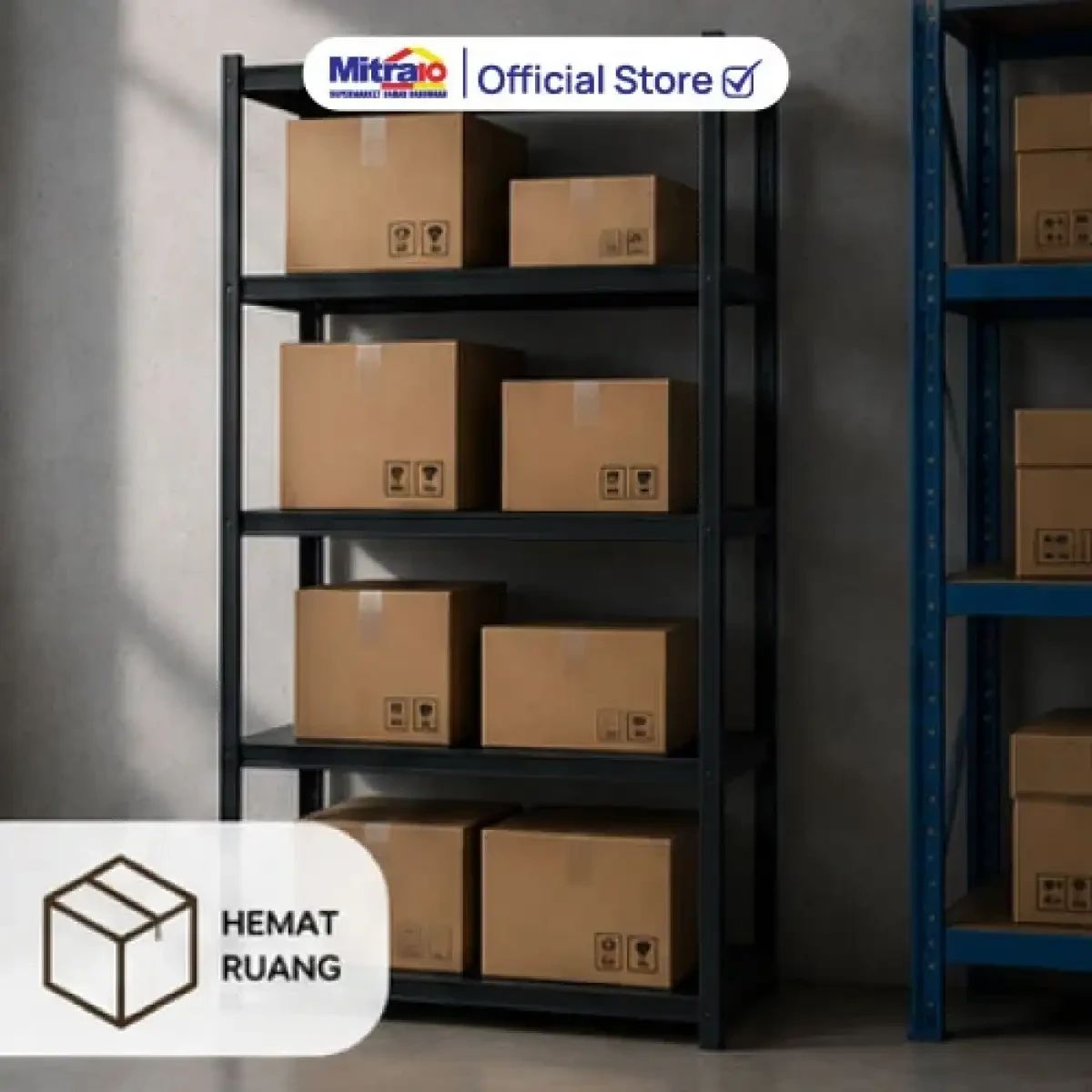 Warna Racking Jual Rak Besi Penyimpanan Rack Shelving Zehn Giga 120×60×183 Cm 5 Susun ...