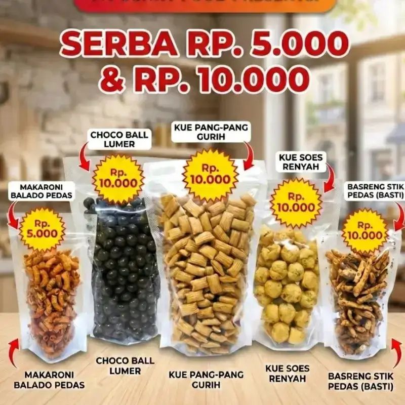 Snack 2 Ribuan Jaajn Kiloan Gratis Ongkir 🔥 Harga Murah April 2026