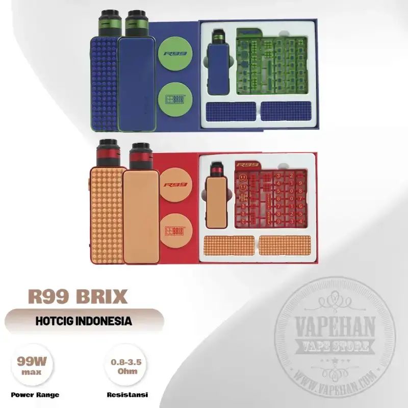 Jual Mod Vape Hotcig R99 Mod Kit Brix Edition 99w Authentic By Hotcig ...