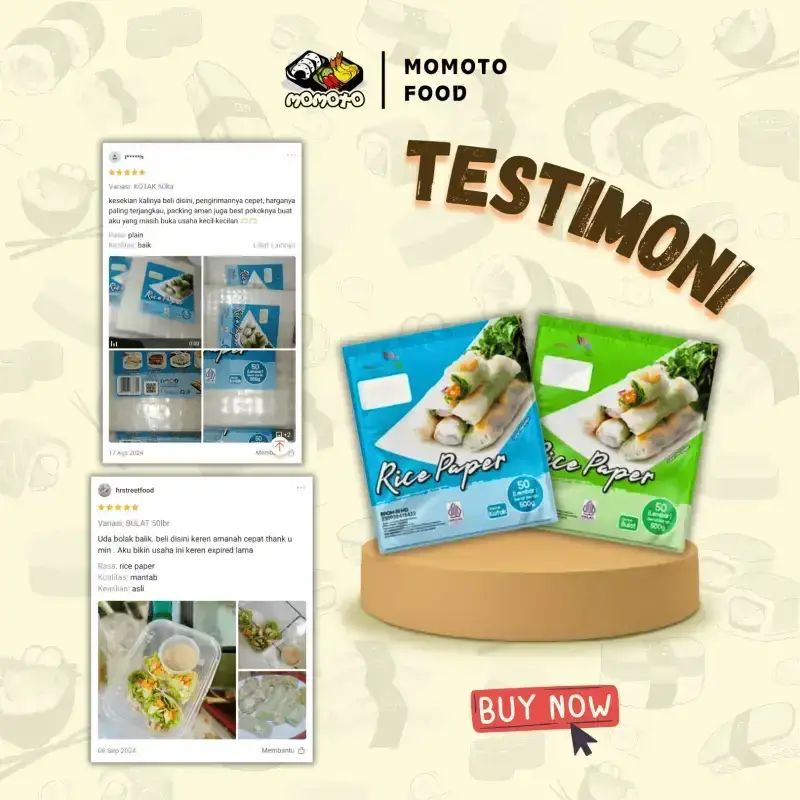 Jual Java Rice Paper 50 Lembar Di Seller Momoto Food Supplier Store ...