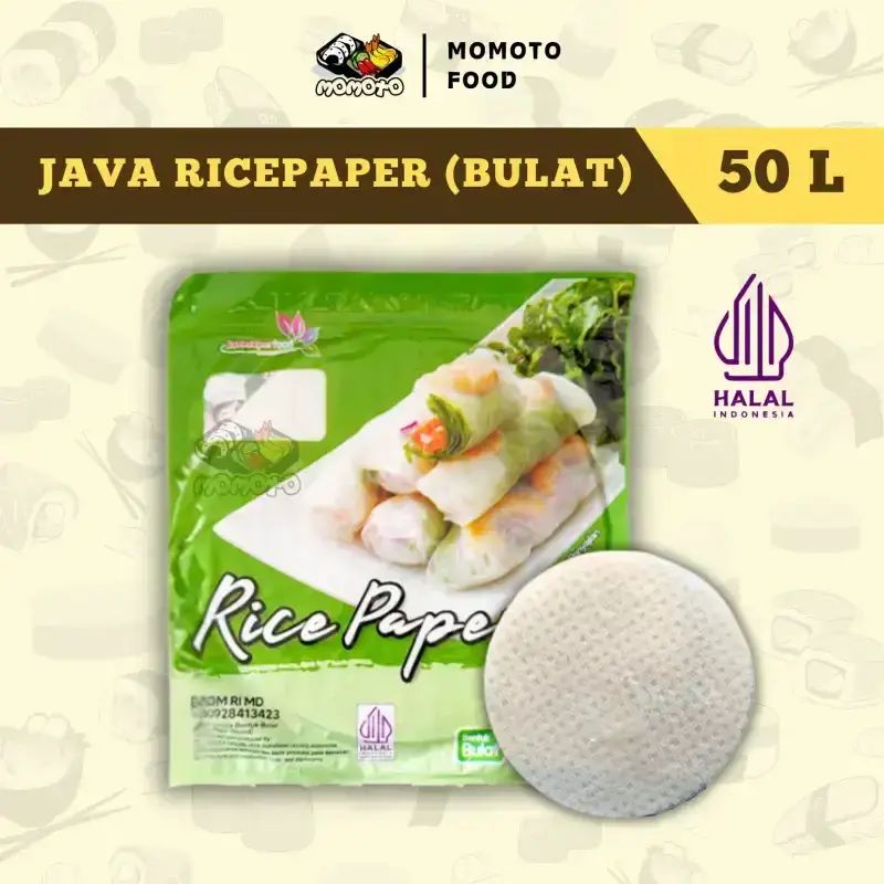 Jual Rice Paper Bulat 50 Lembar Di Seller Momoto Food Supplier Store ...