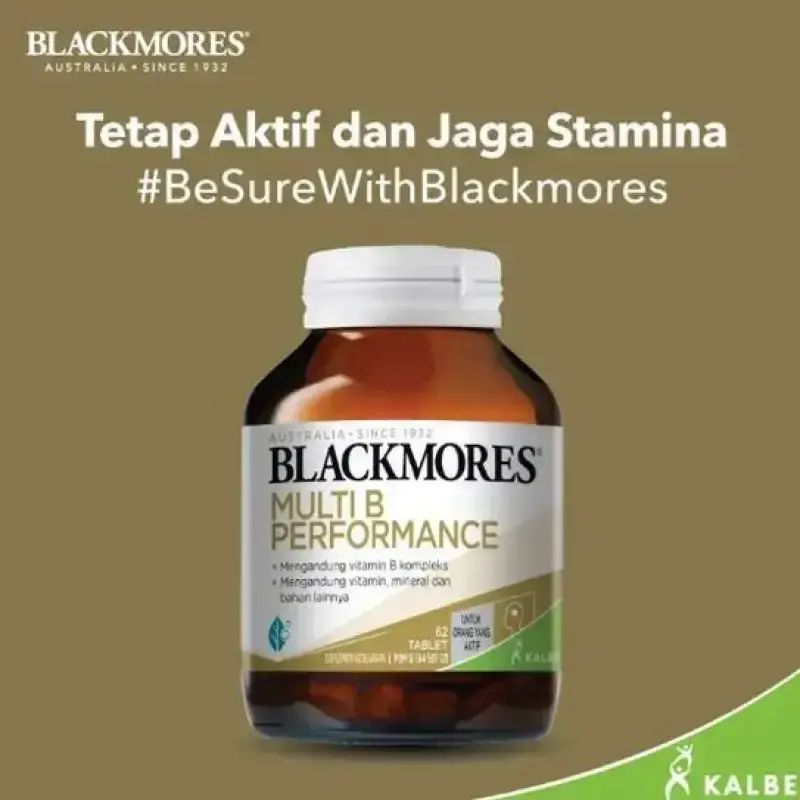 Promo Blackmores Multi B Performance 30 Tablet Vitamin B Komplek Energi ...