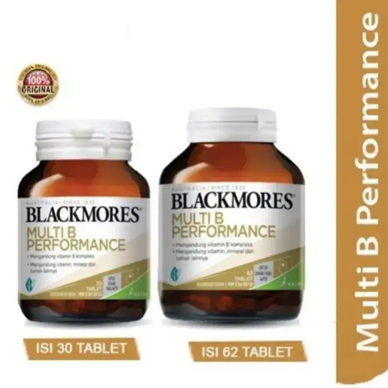 Promo Blackmores Multi B Performance 60 Tablet Vitamin B Komplek Energi ...