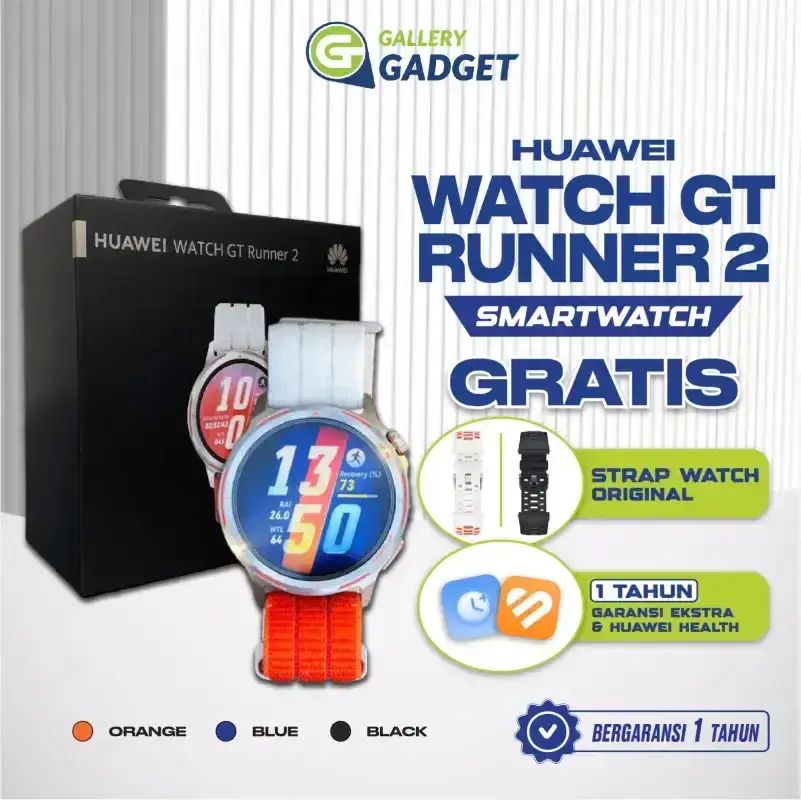 Jual HUAWEI Watch Gt Runner 2 Marathon Smartwatch Running Ultra ...