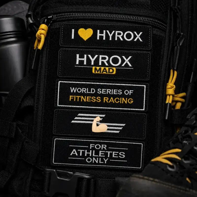 Jual Hyrox Patch - I Love Hyrox Emblem Running Fitness Race Tempelan ...