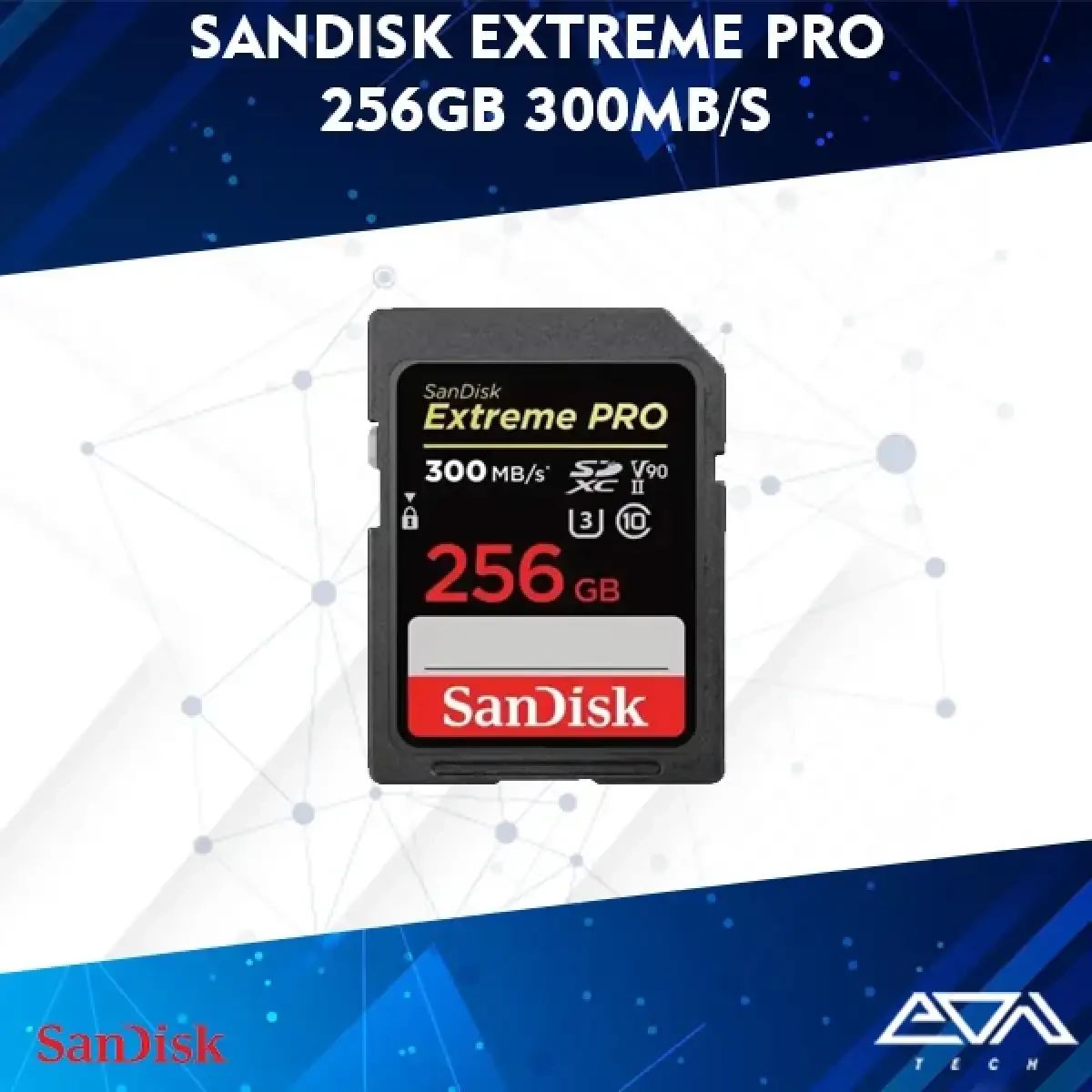 Jual SD Card Sandisk Extreme Pro 256gb 300mb/s Memory Uhs-ii V90 