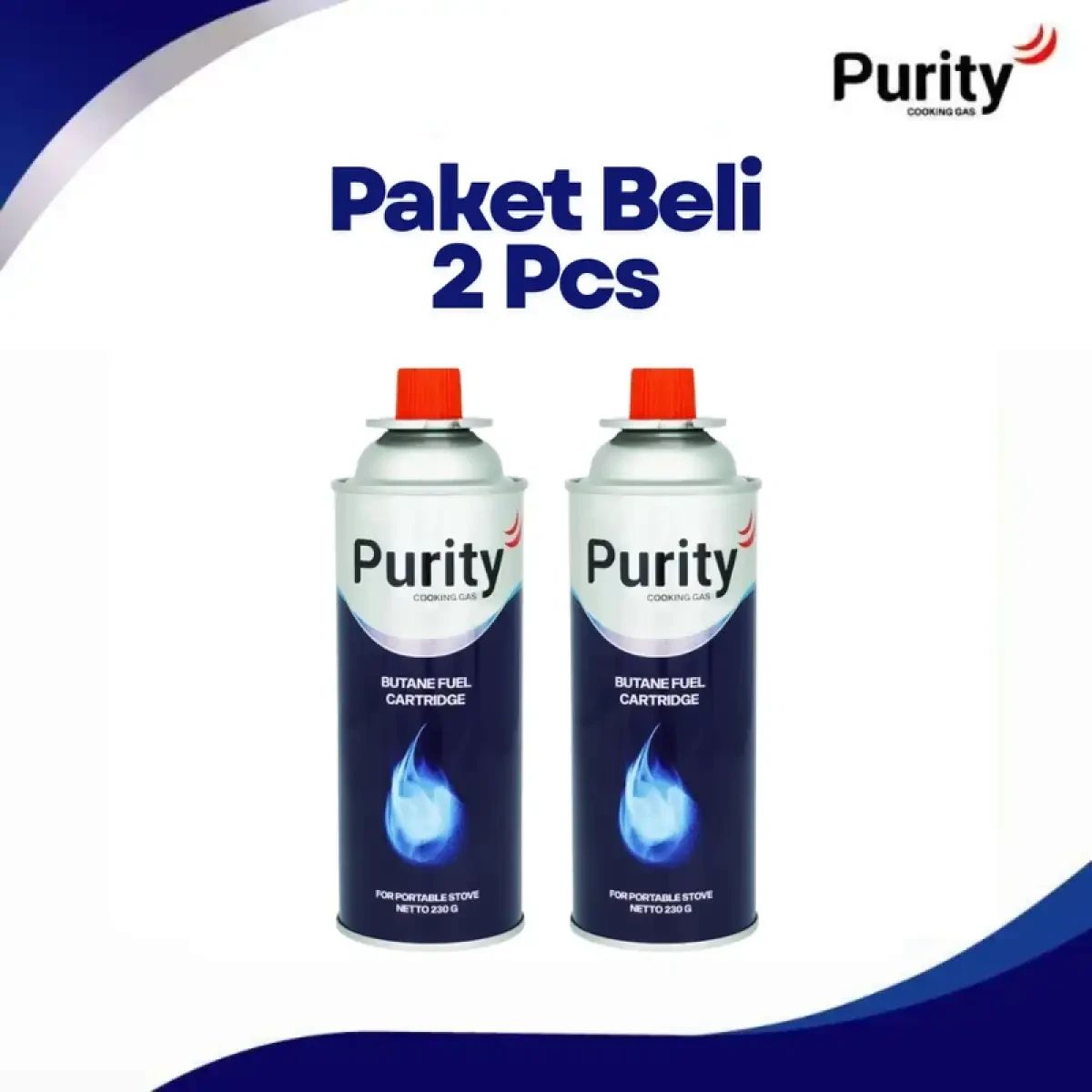 Promo Gas Portable Butane Cartidge Purity Gas Kaleng [paket 2pcs ...