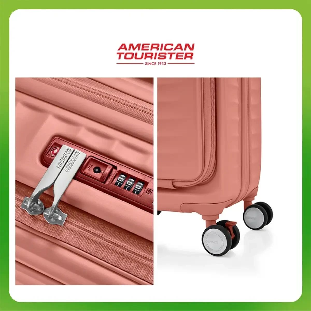 Promo American Tourister Koper Hardcase Frontec Spinner Cabin 19 Inch ...