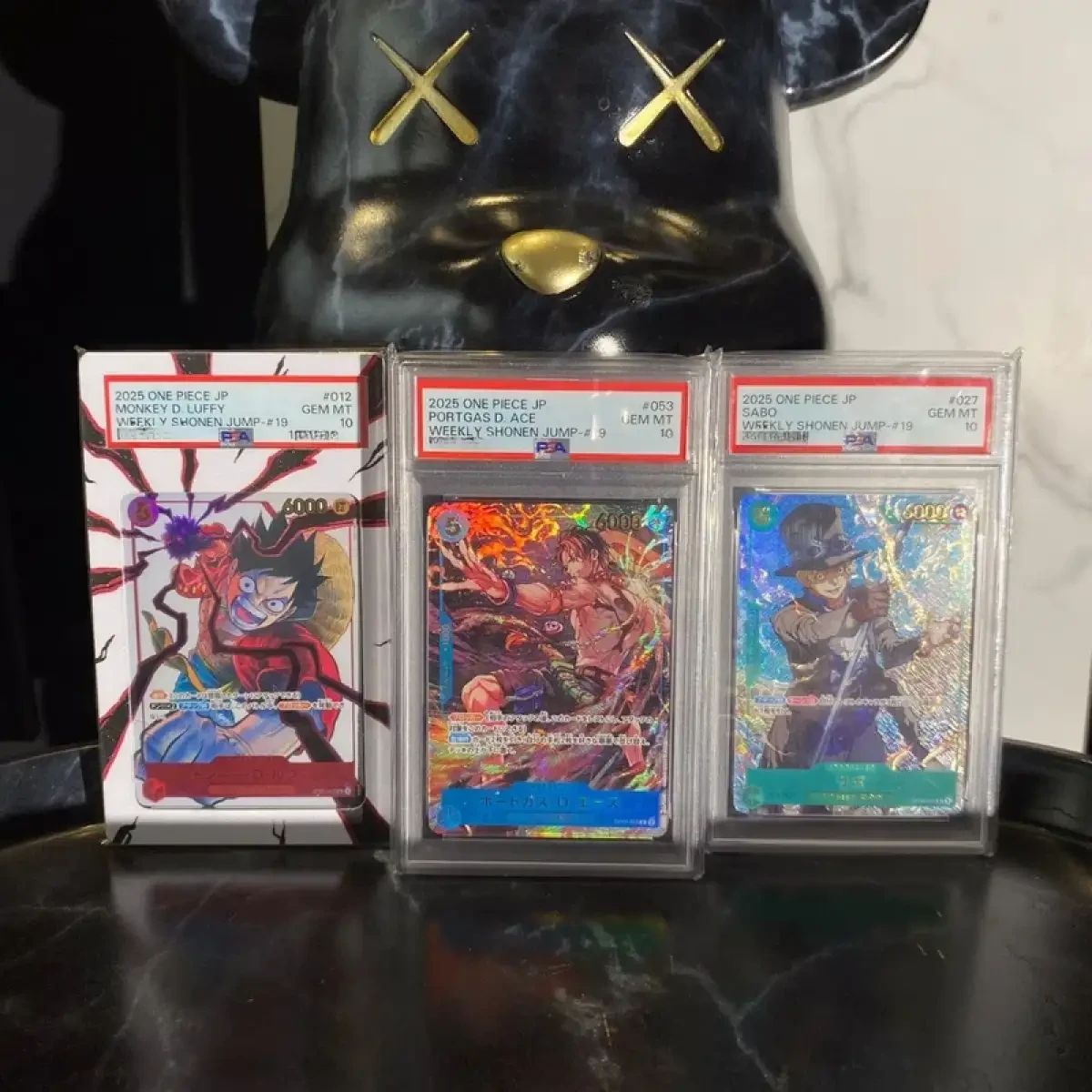 Jual One Piece Card Psa10 Monkey.d.luffy St01-012 / Ace Op07-053 