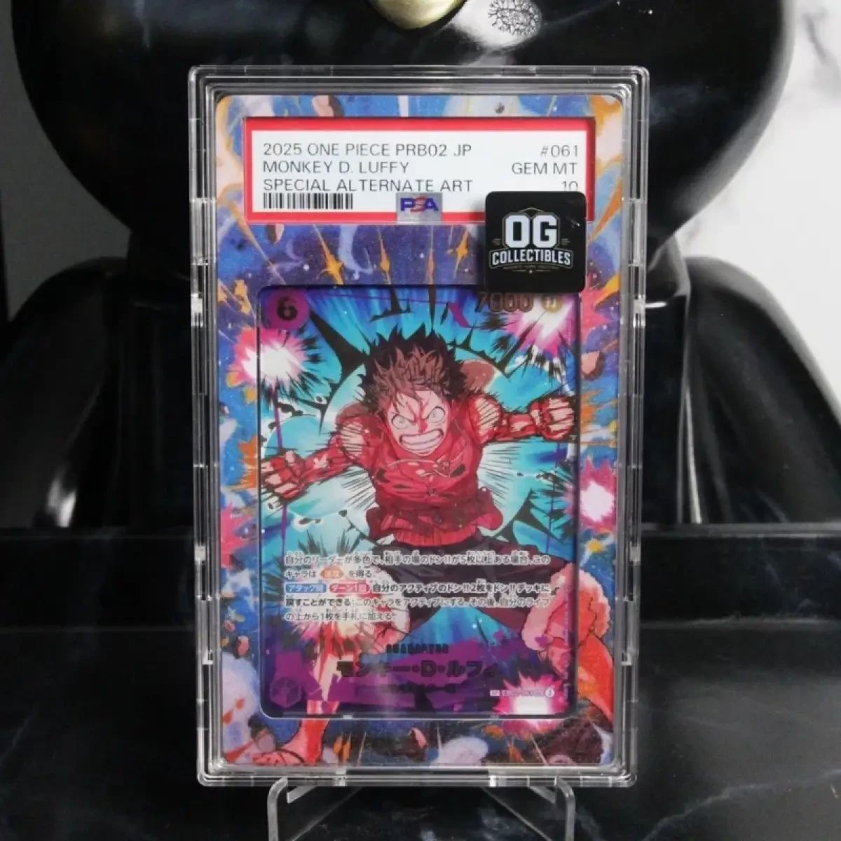 Promo One Piece Card Psa 10 Monkey D Luffy Sp/sec Eb02-061 Prb02