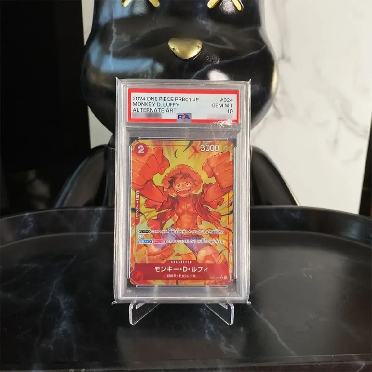 Promo One Piece Card Psa 10 Monkey.d.luffy Sr-p Op01-024 Premium