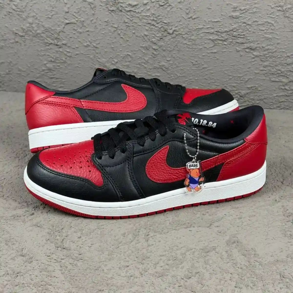 Jual Air Jordan 1 Low Og Black Varsity Red Banned 2026 (100 