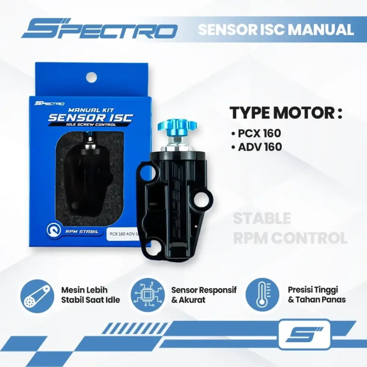 Jual Spectro Sensor Langsam Isc Pcx 160 Adv 160 New Kiz Idle Screw ...
