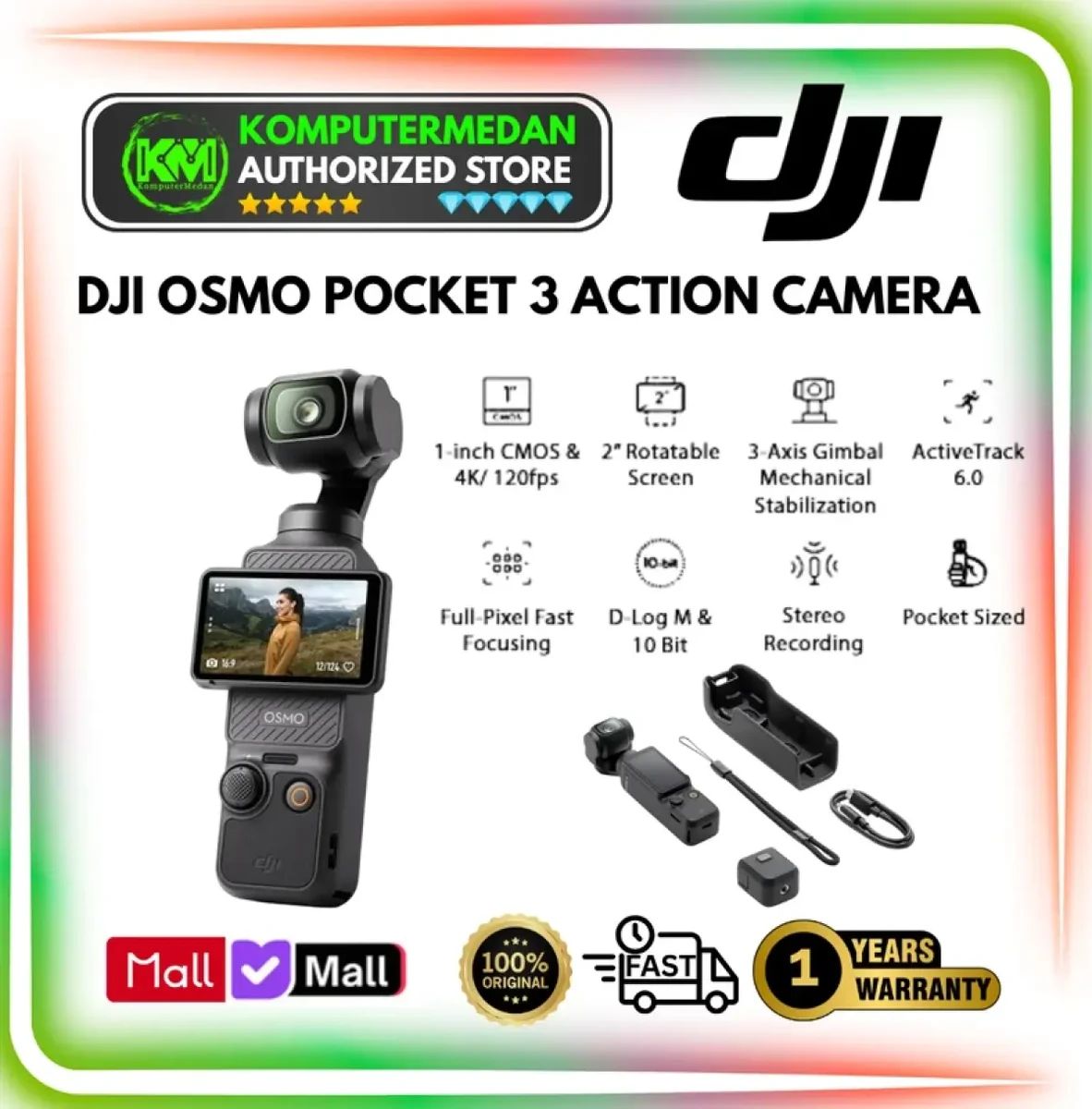 action camera 4k pocket