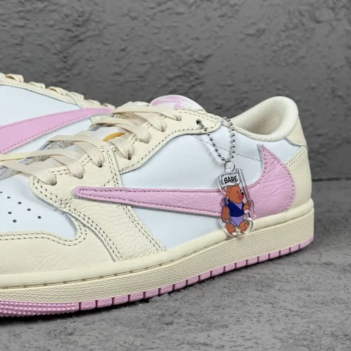 Jual Air Jordan 1 Low Og Travis Scott Muslin Shy Pink 2026 (100 