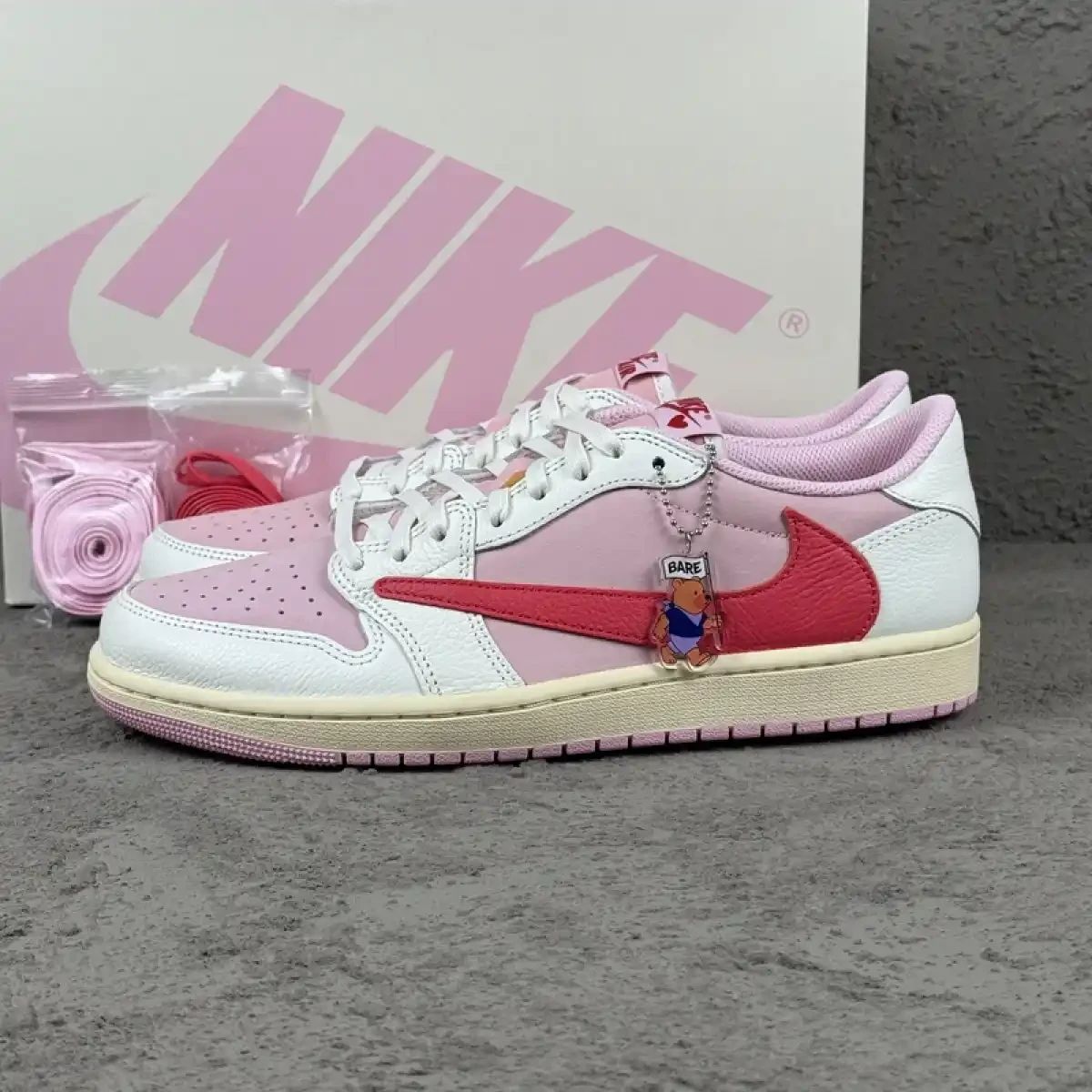 Jual Air Jordan 1 Low Og Travis Scott Tropical Pink 2026 (100 