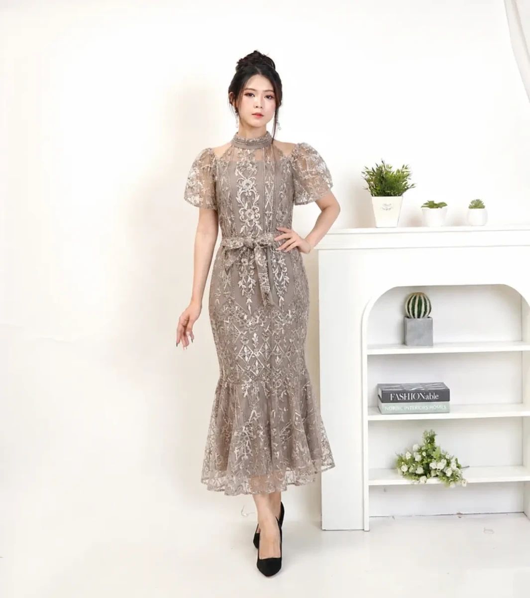 dress formal wanita Promo Ken-267 Long Pesta Elegan / Gaun Kondangan Bridesmaid / Baju Natal Kekinian / Model Duyung Diskon 9% Di Seller Kenmoderu - Krukut, Kota Jakarta Barat Size 0 6 Months