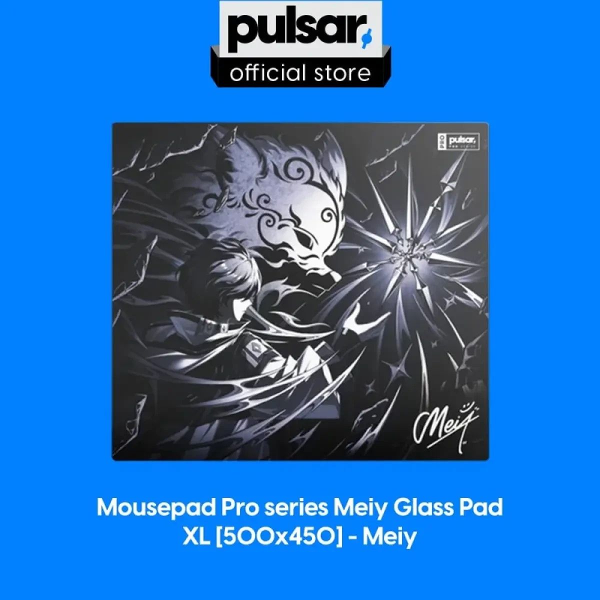 Promo Pulsar Gaming Mousepad Pro Series Meiy Glass Pad Xl [500x450