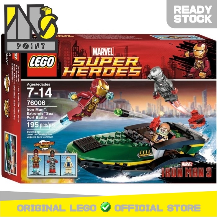 Puzzle lego best sale iron man