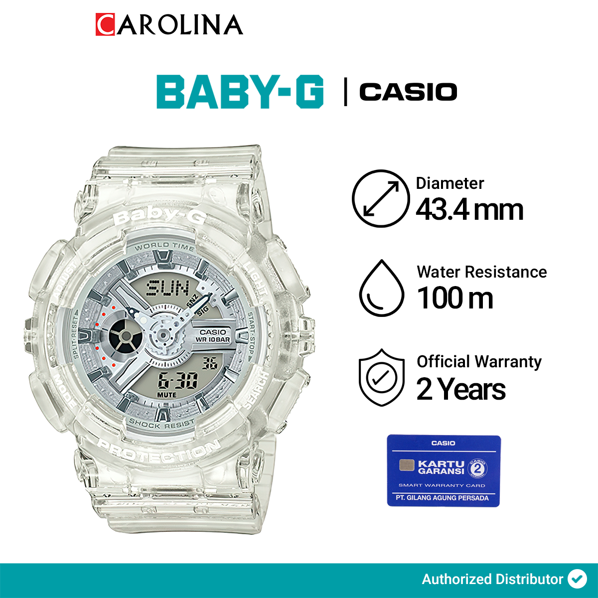 Baby g ba outlet 110cr 7a