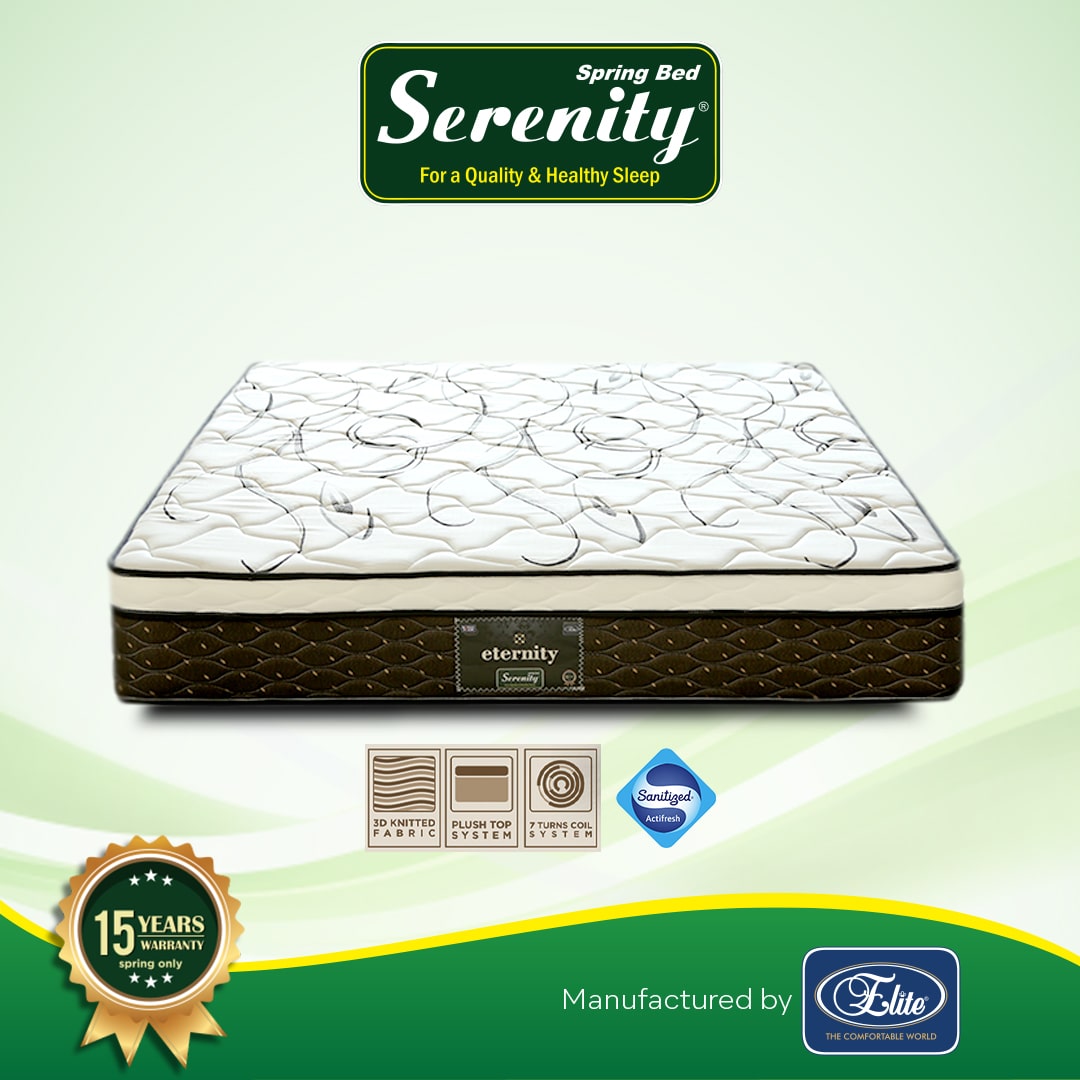Promo Serenity By Elite Springbed Kasur Eternity New Edition 120 X 200 Diskon 70 Di Seller