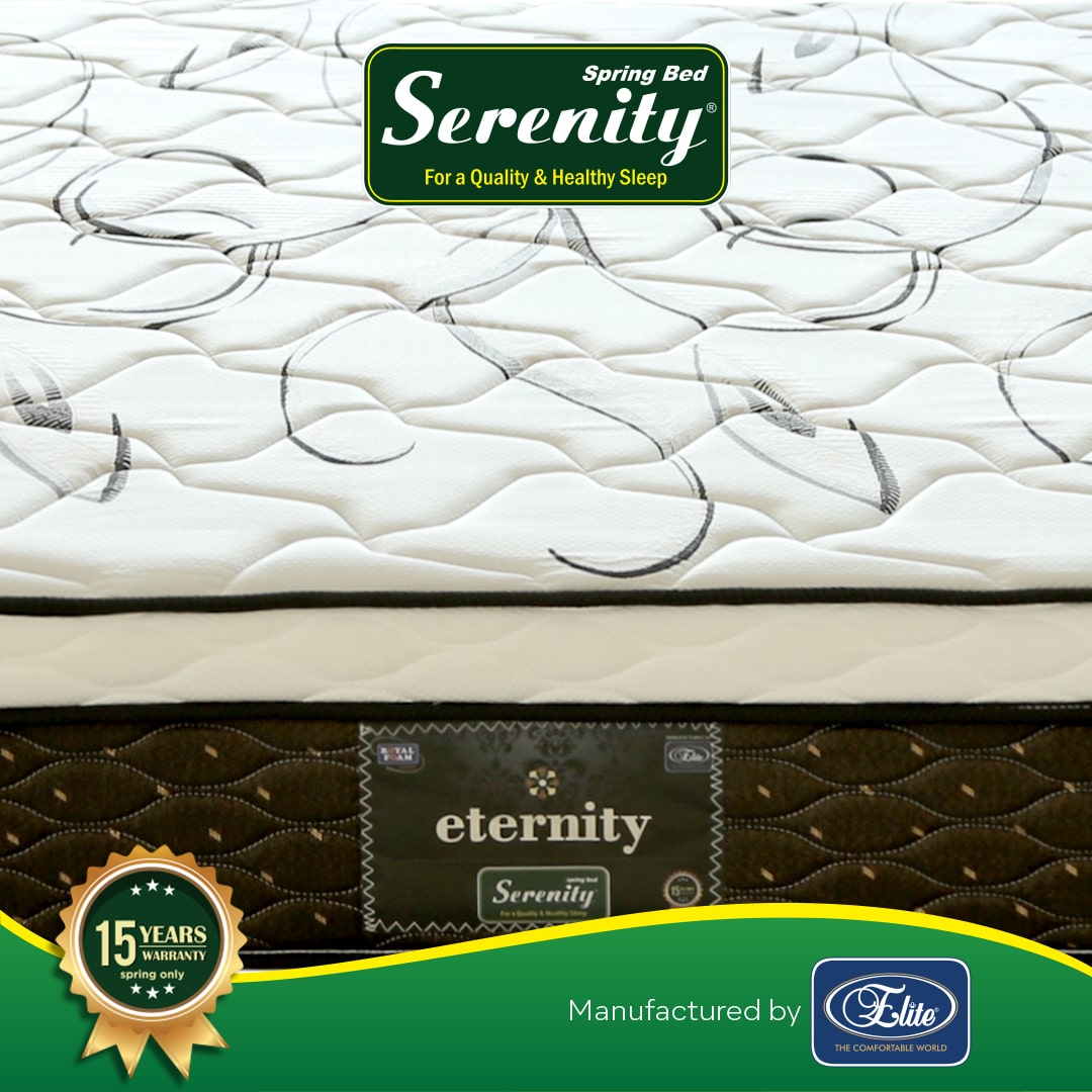 Promo Serenity By Elite Springbed Kasur Eternity New Edition 120 X 200 Diskon 70 Di Seller
