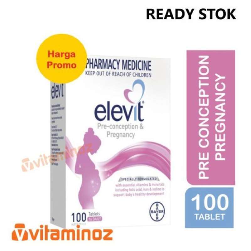 Jual Elevit Pre Conception Pregnancy Multivitamin 100 Tablet Di