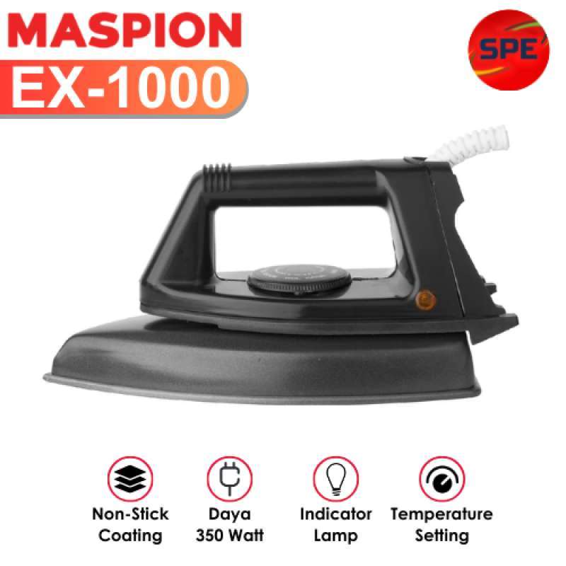 Jual Setrika Automatic Iron Maspion Ex-1000 Ex1000 Garansi Resmi