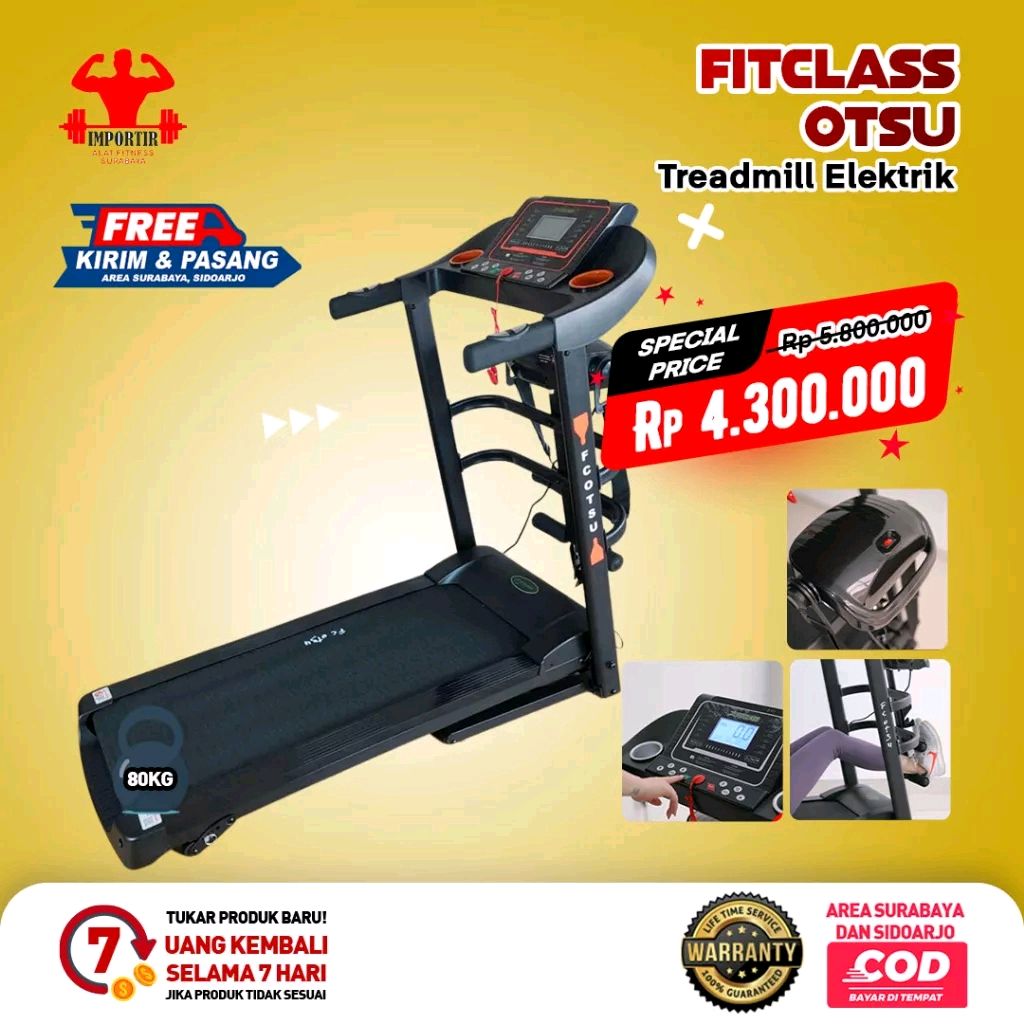 Alat fitness treadmill best sale