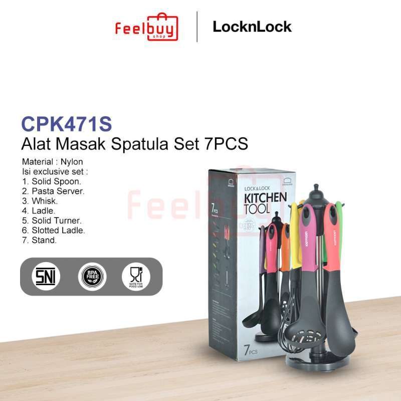 Jual Lock Lock Kitchen Tool Set 7 Ea Original Murah - Harga Diskon ...