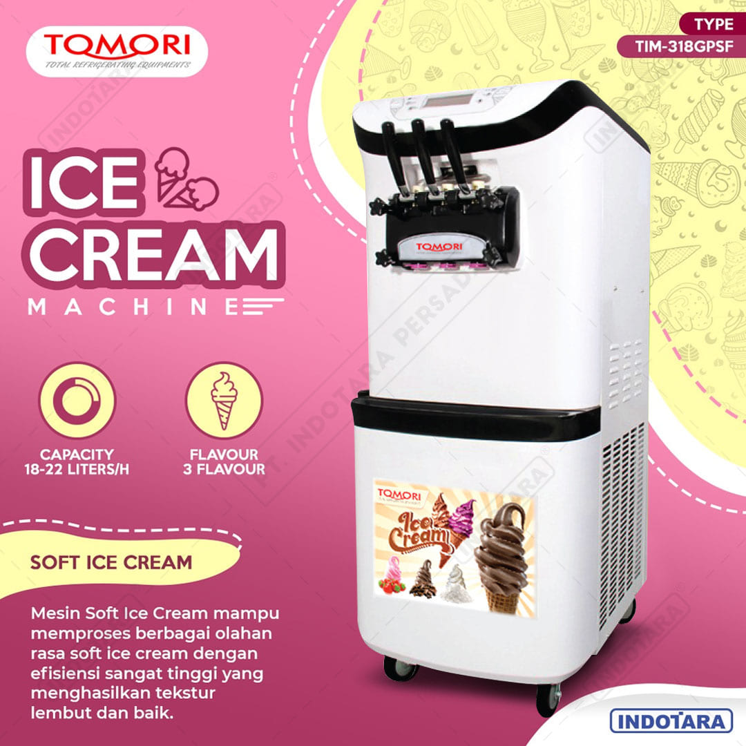 Paket Mesin Pembuat Es Krim Soft Soft Ice Cream Machine 5