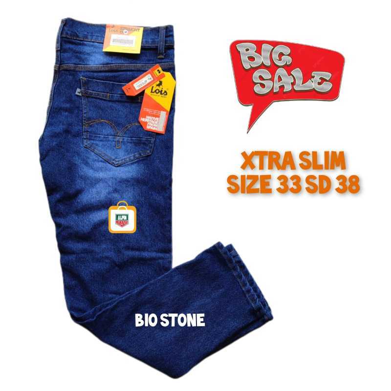 JEANS PANJANG LOIS PRIA CELANA LOIS PANJANG LAKI-LAKI CELANA LOIS JEANS  PRIA BLUE STONE CELANA JEANS TERMURAH
