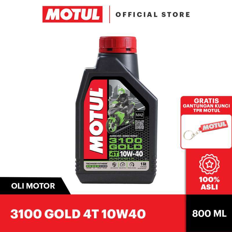 Promo Motul Oli Motor 3100 Gold 4t 10w40 0.8l Diskon 3% Di Promo Motul Oli Motor 3100 Gold 4t 10w40 0.8l Diskon 3% Di
